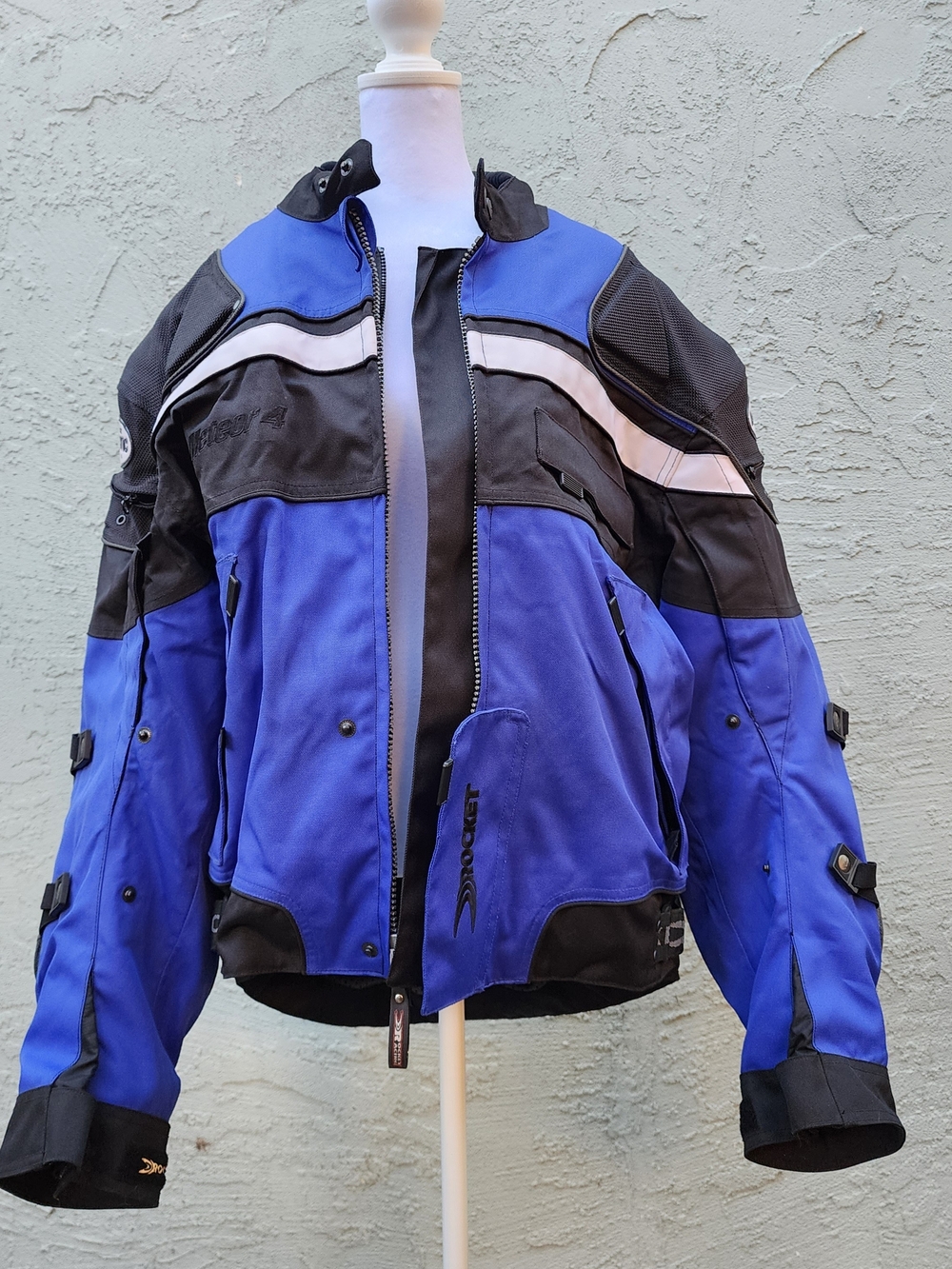 Joe Rocket Ballistic Meteor Armored Textile Motorcycle Riding Jacket XL